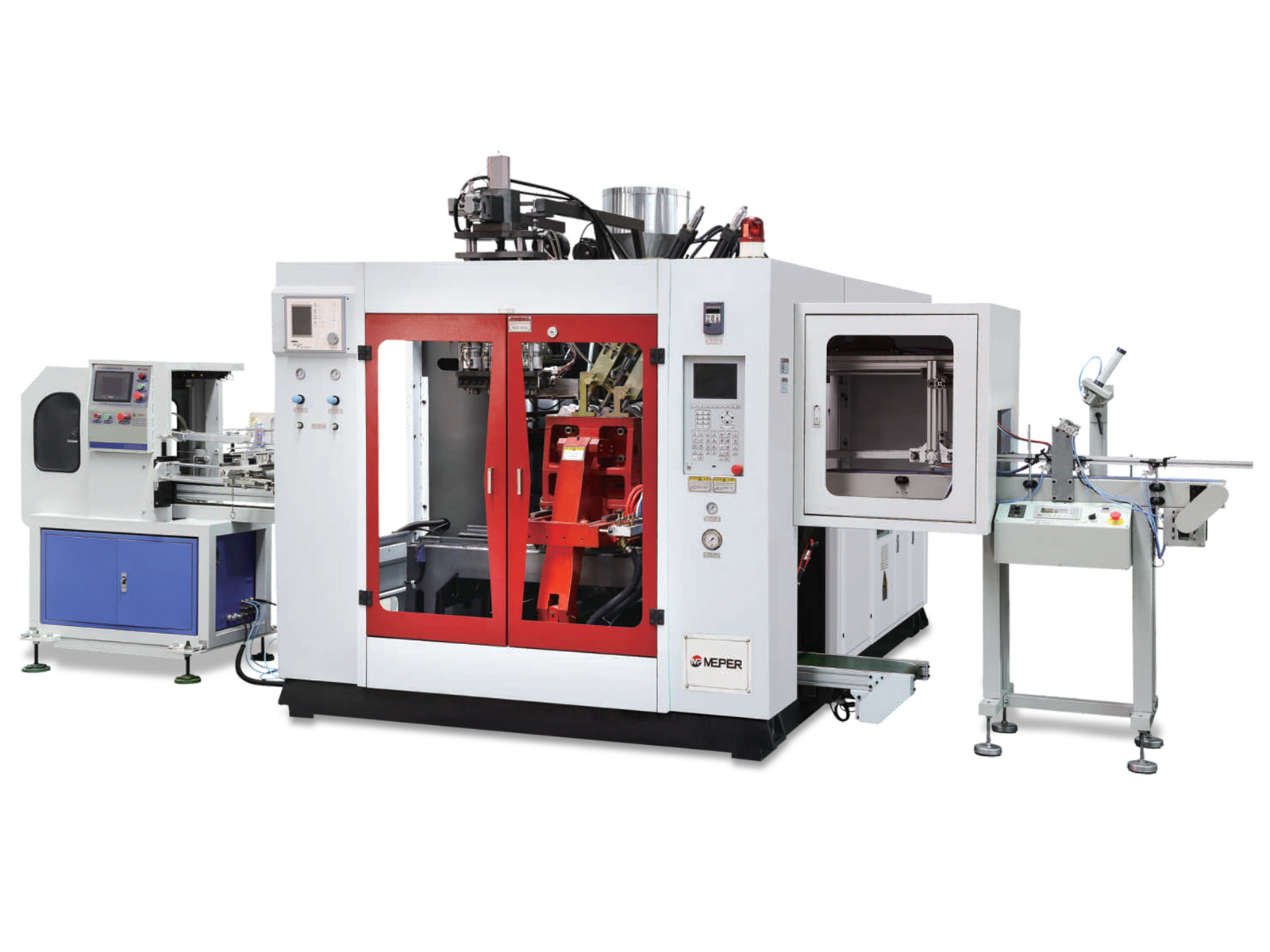 Máquina de etiquetas IML en molde de alta calidad para máquina de moldeo por soplado y extrusión Meper